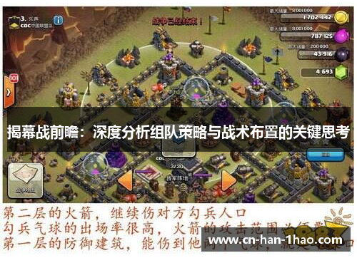 揭幕战前瞻:深度分析组队策略与战术布置的关键思考 揭幕战前瞻:深度分析组队策略与战术布置的关键思考