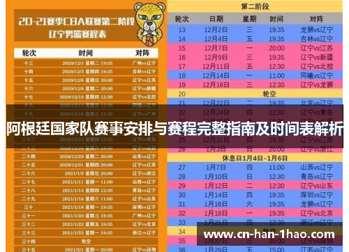 阿根廷国家队赛事安排与赛程完整指南及时间表解析 阿根廷国家队赛事安排与赛程完整指南及时间表解析